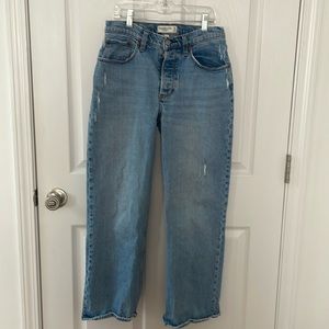 Abercrombie curve love low rise baggy jeans